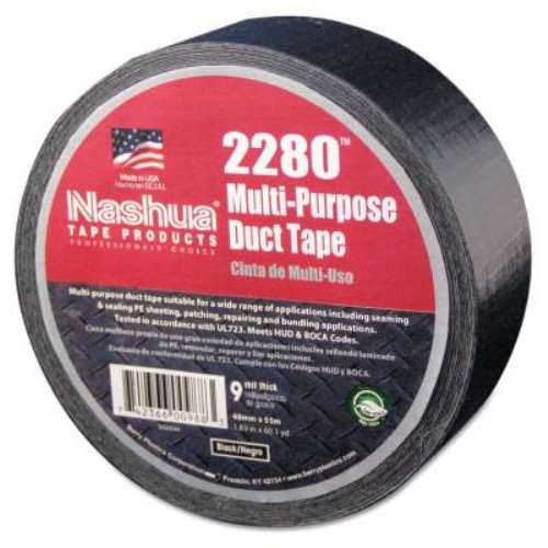 Pack of 1 Yellow 60 yds Length x 2 Width ProTapes Pro Duct 110 PE-Coated Cloth General Purpose Duct Tape 60 yds Length x 2 Width ProTapes & Specialties 110-9-2x60-Y 